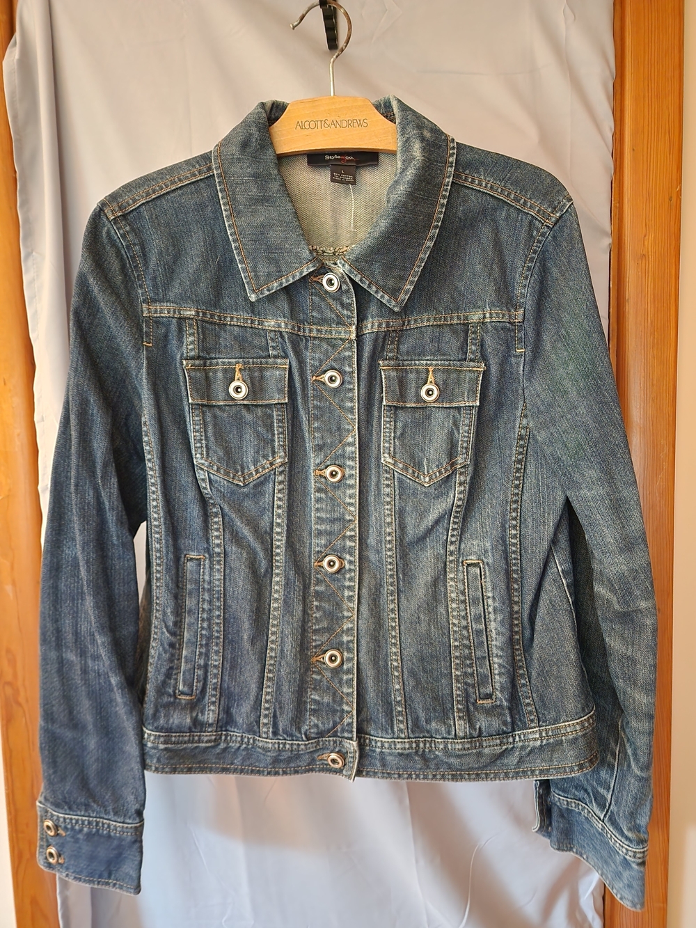 Style & Co. Blue Denim Jean Jacket